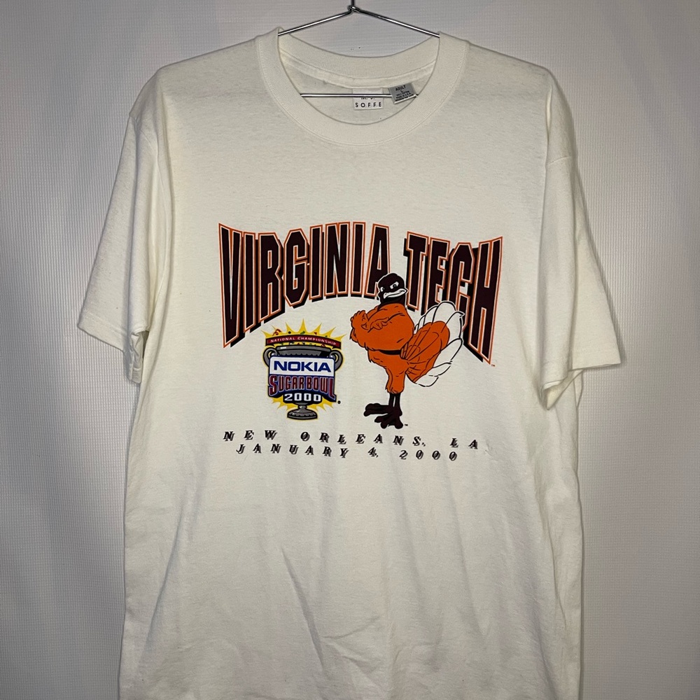 Vintage 2000 Soffe Virginia Tech Nokia Sugarbowl tee